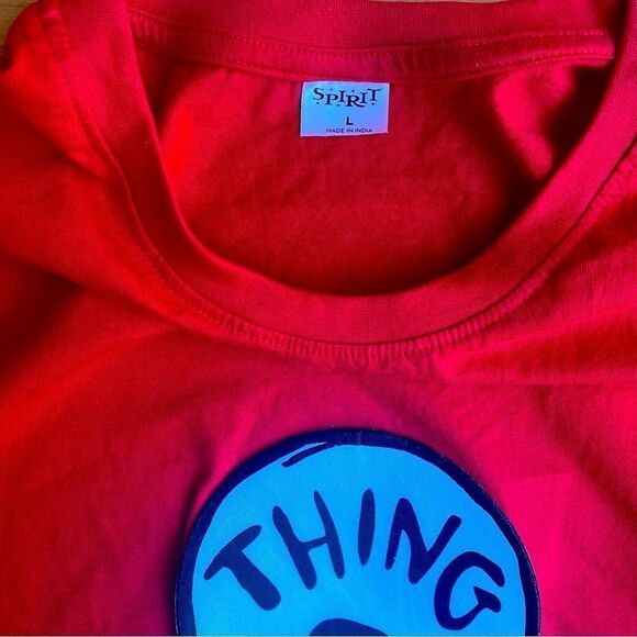 Dr Seuss Thing 2 T Shirt Red Size Large - Picture 3 of 4